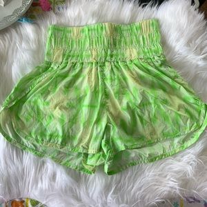FP Movement by Free People Women's Athletic Shorts Neon Green Small